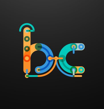 Karikatür doğrusal kutsal kişilerin resmi mektuplar