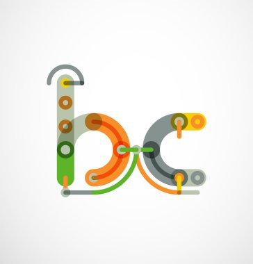 Karikatür doğrusal kutsal kişilerin resmi mektuplar