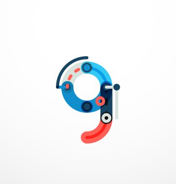 Karikatür doğrusal kutsal kişilerin resmi mektuplar