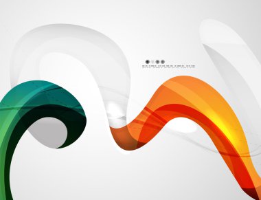 Dalga ışık arka plan