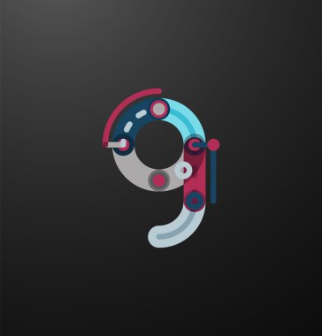 Karikatür doğrusal kutsal kişilerin resmi mektuplar