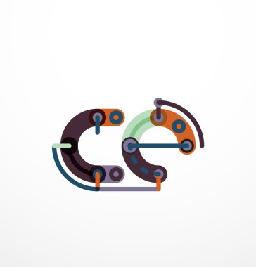 Karikatür doğrusal kutsal kişilerin resmi mektuplar