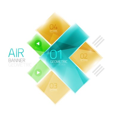 Parlak renk gerçekçi okları