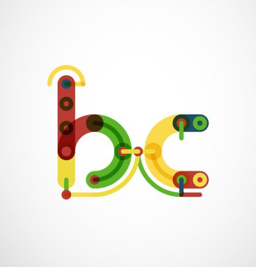 Karikatür doğrusal kutsal kişilerin resmi mektuplar