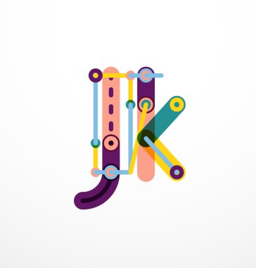 Özet satırı tasarım mektup logo