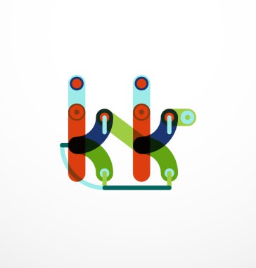 Özet satırı tasarım mektup logo