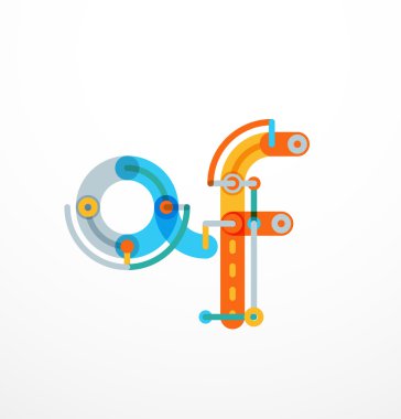 Özet satırı tasarım mektup logo