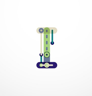 Özet satırı tasarım mektup logo