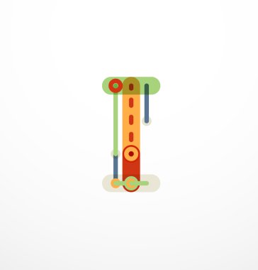 Özet satırı tasarım mektup logo