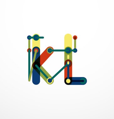 Özet satırı tasarım mektup logo