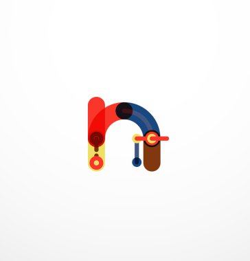 Özet satırı tasarım mektup logo