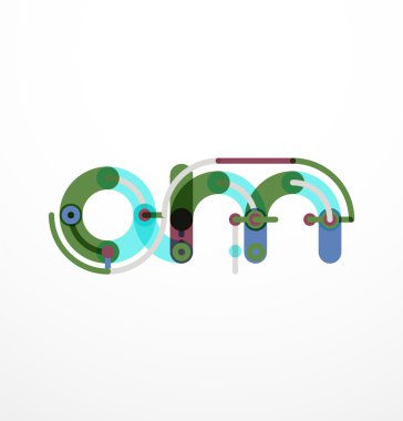 Özet satırı tasarım mektup logo