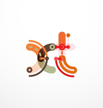 Geometrik tasarım harfler