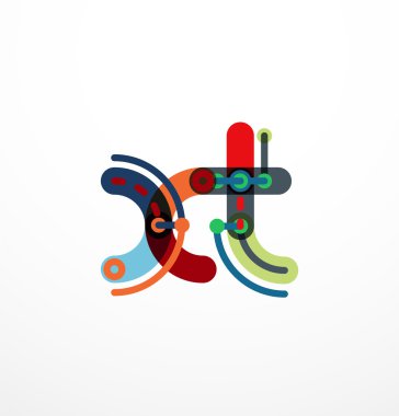 Özet satırı tasarım mektup logo