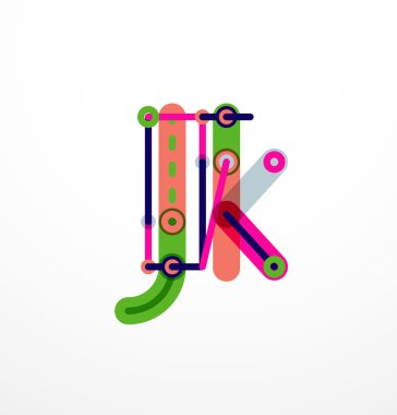 Özet satırı tasarım mektup logo