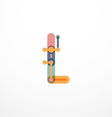 Özet satırı tasarım mektup logo