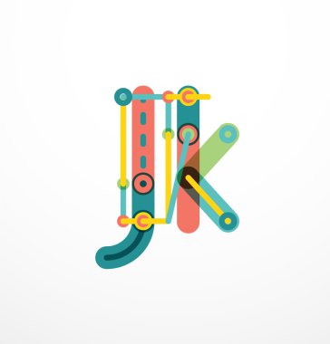 Özet satırı tasarım mektup logo