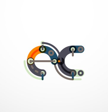 Karikatür doğrusal kutsal kişilerin resmi mektuplar