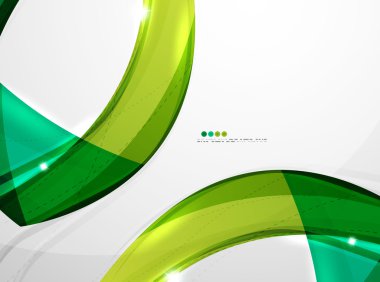 Parlak dalga modern hareket şablonu