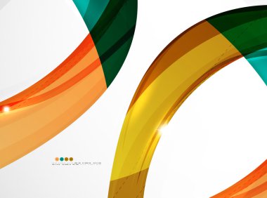 Pürüzsüz dalga satır arka plan