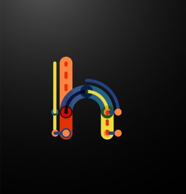 İlk harf logo marka şirket