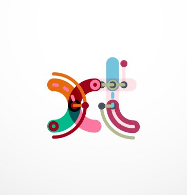 Geometrik tasarım harfler