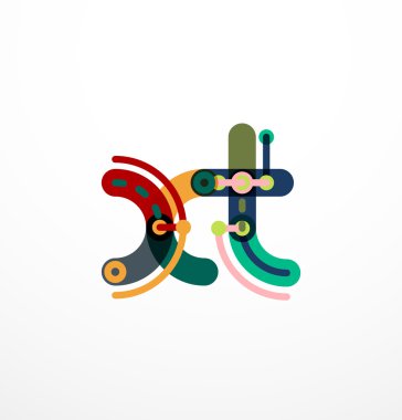 Geometrik tasarım harfler