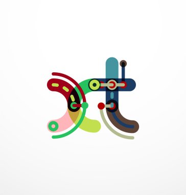 Geometrik tasarım harfler