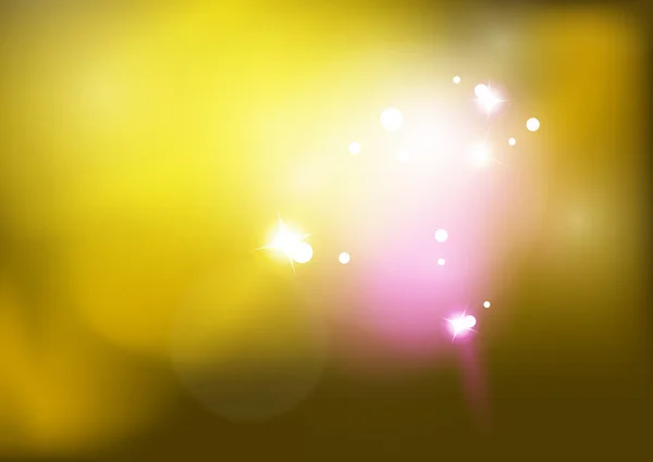 Vector amarillo brillante cielo borroso fondo — Vector de stock