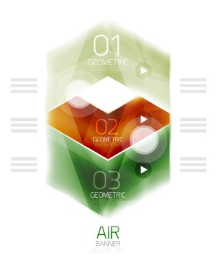 Hava hafif parlak tasarım ok. Web bilgi kutusu veya kullanıcı arabirimi menü öğesi