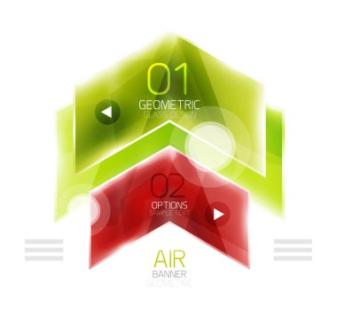 Hava hafif parlak tasarım ok. Web bilgi kutusu veya kullanıcı arabirimi menü öğesi