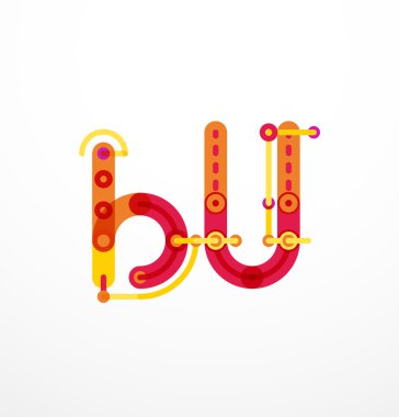 Geometrik tasarım harfler