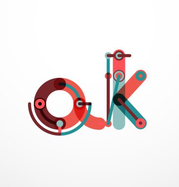 Özet satırı tasarım mektup logo