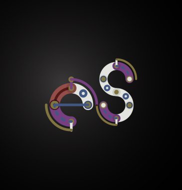 Doğrusal iş logo mektubu