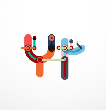 Geometrik tasarım harfler