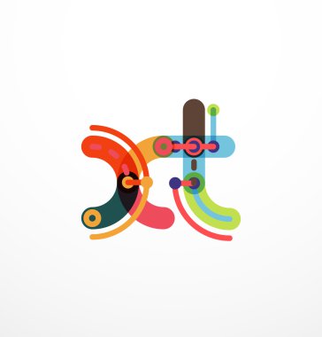 Geometrik tasarım harfler