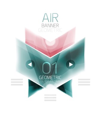 Hava hafif parlak tasarım ok. Web bilgi kutusu veya kullanıcı arabirimi menü öğesi