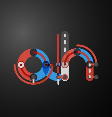 Karikatür doğrusal kutsal kişilerin resmi mektuplar