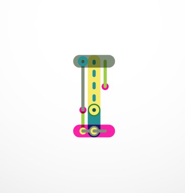 Özet satırı tasarım mektup logo