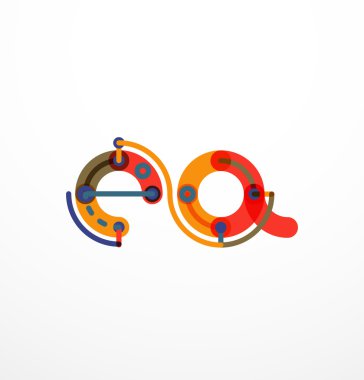 Özet satırı tasarım mektup logo