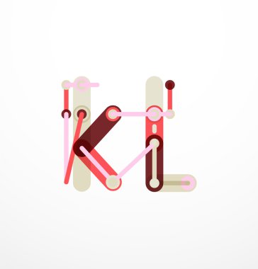 Özet satırı tasarım mektup logo