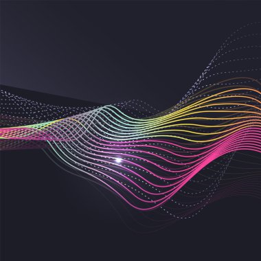 Koyu arka plan desen duman