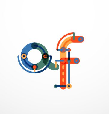 Özet satırı tasarım mektup logo