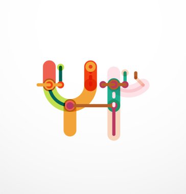 Geometrik tasarım harfler