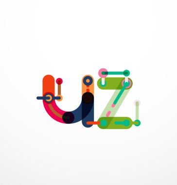 Geometrik tasarım harfler