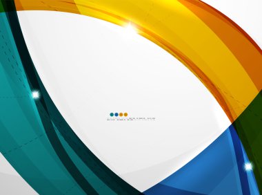 Pürüzsüz dalga satır arka plan