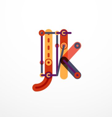 Özet satırı tasarım mektup logo