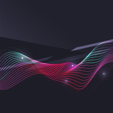 Koyu arka plan desen duman