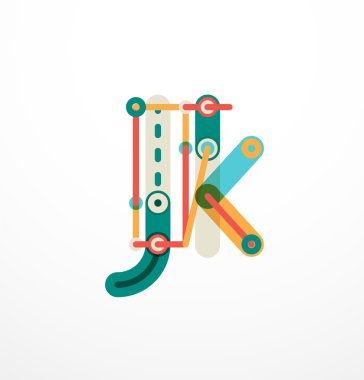 Özet satırı tasarım mektup logo