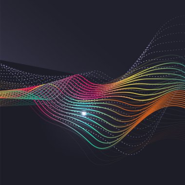 Koyu arka plan desen duman